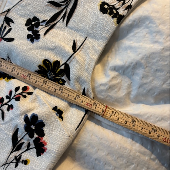 Ann Taylor White Floral Midi Dress Size 2 - Picture 5 of 8